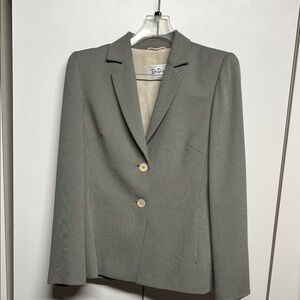 Women's Classic Black Gray Blazer